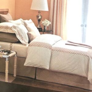Fieldcrest 100% Supima Cotton Luxury Hotel Oversized Queen Comforter Cover Set